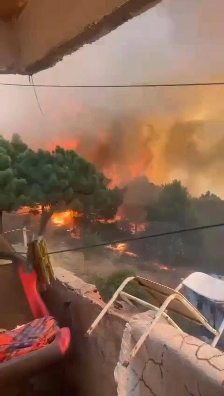 Maltepe'de orman yangını: Alevler evlere yaklaştı 5